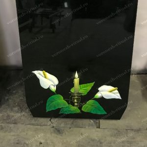Цветной рисунок на граните